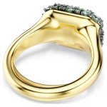 Sublima cocktail ring Octagon cut, Green, 18K gold finish