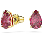 Sublima set Set (2), Pear cut, Red, 18K gold finish