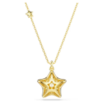 Sublima pendant Round cut, Star, Multicolored, 18K gold finish