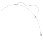 Chroma strandage Star, White, Rhodium plated