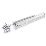 Annual Edition Crystalline ballpoint pen 2027 ballpoint pen White lacquered, Chrome plated