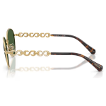 Sunglasses Round shape, SK7049, Gold tone