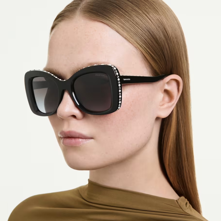 Sunglasses Butterfly shape, SK6062U, Black