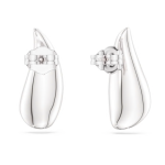 Swarovski Classica drop earrings Round cut, White, Sterling silver