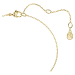 Swarovski Classica bracelet Round cut, Interlocking, White, Sterling silver, 18K gold finish
