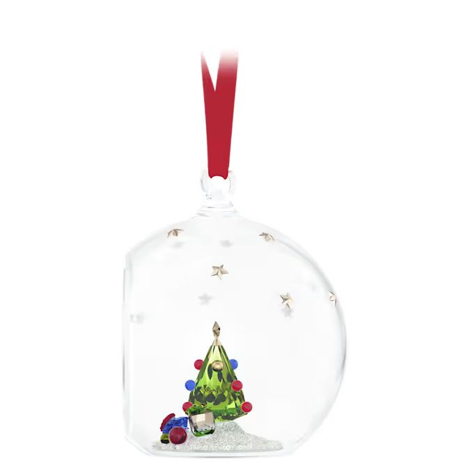 Holiday Cheers Tree and Gifts Ball Ornament