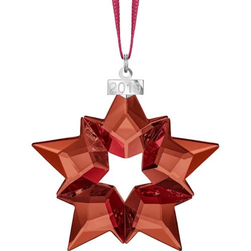 Swarovski Crystal Holiday Ornament, Red