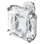 Mesmera clip earring, Single, Square cut crystal