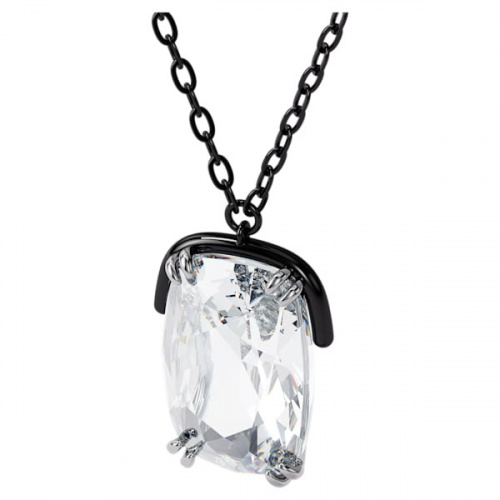 Harmonia pendant, Oversized crystals, White
