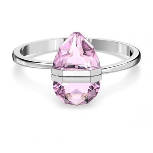 Lucent bangle, Pink, Stainless steel