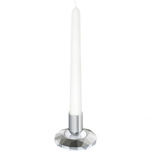 Allure Candle Holder, Silver