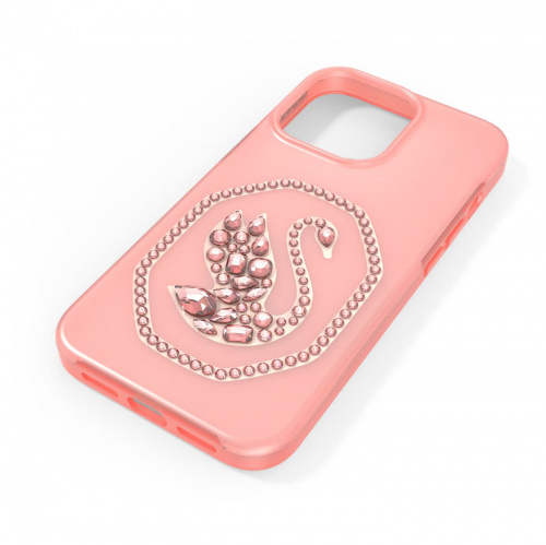 Smartphone case, Swan, iPhone® 13, Pink