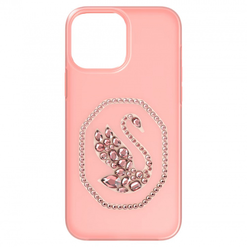 Smartphone case, Swan, iPhone® 13 Pro Max, Pink