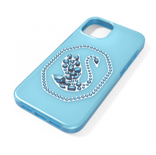Smartphone case, Swan, iPhone® 13 Pro, Blue