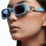 Sunglasses, Octagon, Blue