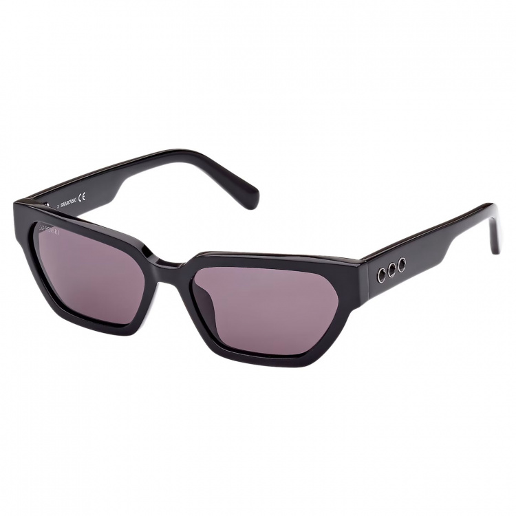 Sunglasses, Narrow cat-eye, Black
