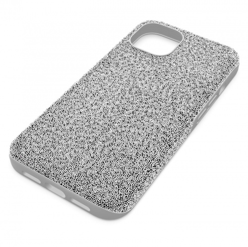 High smartphone case, iPhone® 13, Silver tone