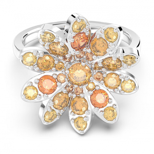 Eternal Flower ring, Flower, Multicolored, Mixed metal finish
