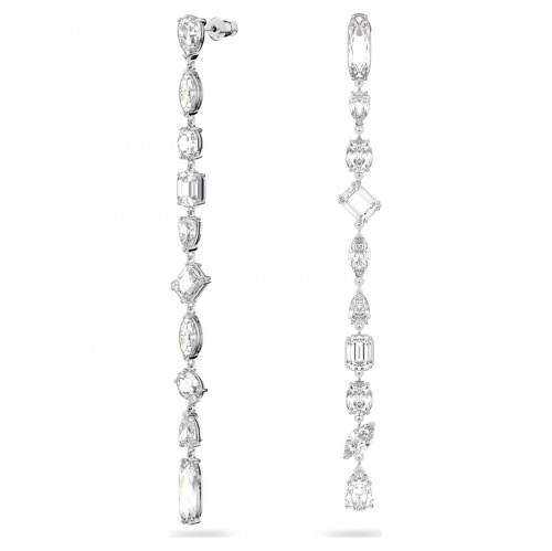 Gema drop earrings, Asymmetrical design, Mixed cuts
