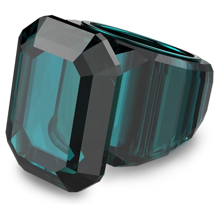 Lucent cocktail ring Octagon cut, Green