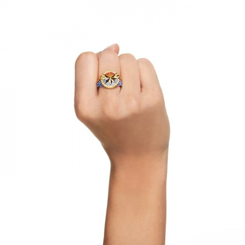 Captain Marvel ring Multicolored, Gold-tone plated