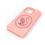 Smartphone case Swan, iPhone® 14, Pink