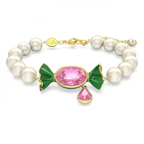 Dulcis bracelet Candy and drop, Multicolored, Gold-tone plated