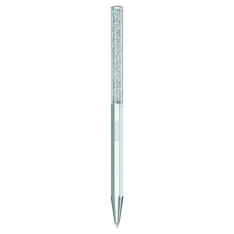 Crystalline ballpoint pen Blue, Light-blue lacquered