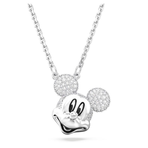 Disney Mickey Mouse pendant White, Rhodium plated