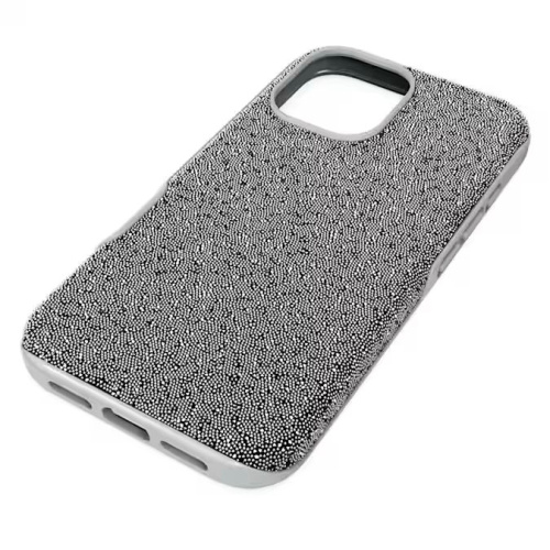 High smartphone case iPhone® 16, Silver tone