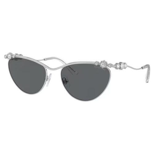 Sunglasses Oval shape, SK7017, Silver tone
