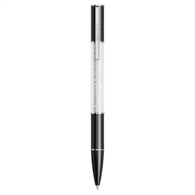 Crystalline Lustre ballpoint pen Black, Rhodium plated