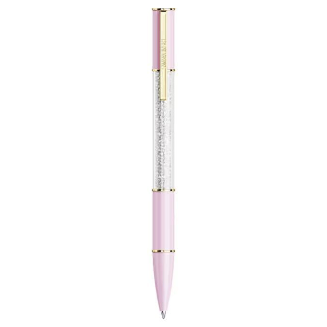 Crystalline Lustre ballpoint pen Pink, Gold-tone plated