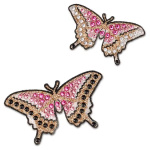 Body jewel Set (2), Butterfly, Multicolored