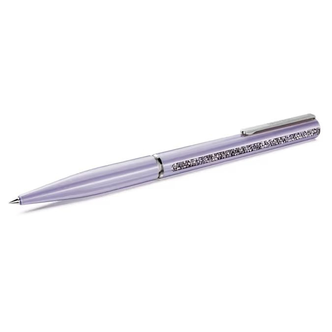 Crystal Shimmer Glide ballpoint pen Purple, Purple lacquered, Chrome plated