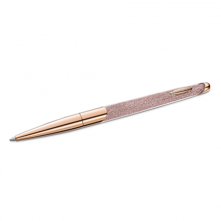 Crystalline Nova Ballpoint Pen, Pink, Rose-gold tone plated