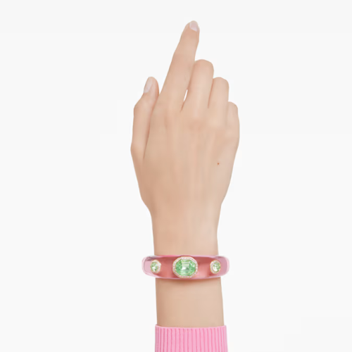 Dulcis cuff Mixed cuts, Multicolored, Gold-tone plated