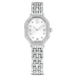 Dextera Octagon watch Swiss Made, Metal bracelet, Silver tone, Stainless steel