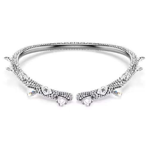 Sublima choker White, Ruthenium plated