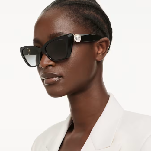 Sunglasses Cat-eye shape, SK6047, Black