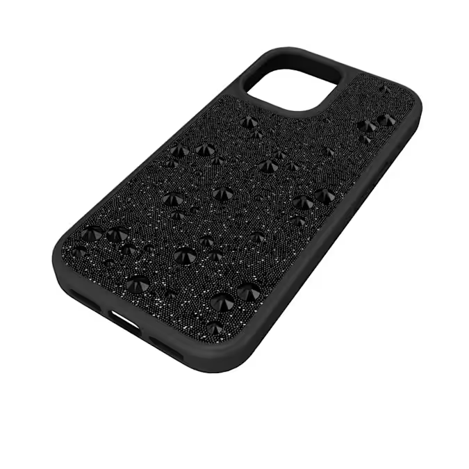 High smartphone case Flat Back crystals, iPhone® 17, Black