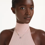 Symbolica pendant Eye, Multicolored, Rose gold-tone plated