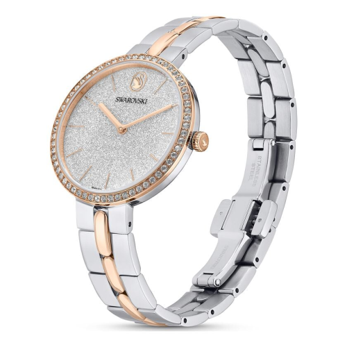 Cosmopolitan watch Swiss Made, Metal bracelet, Silver tone, Mixed metal finish