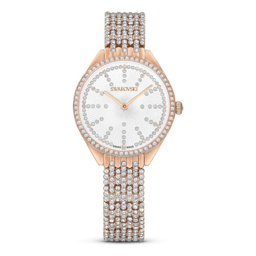 Attract watch Swiss Made, Metal bracelet, Rose gold tone, Rose gold-tone finish