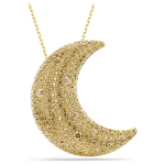 Sublima pendant Moon, Gold tone, Gold-tone plated