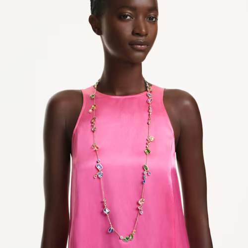 Gema strandage Mixed cuts, Multicolored, Gold-tone plated