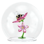 Idyllia Glass Ball Bee and Flowers