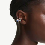 Ariana Grande x Swarovski ear cuffs, Mixed cuts, Multicolored, Rhodium plated