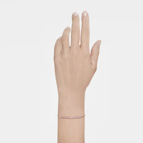 Only bracelet Round cut, Purple, 18K gold finish