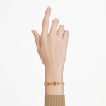 Gema bracelet Mixed cuts, Yellow, 18K gold finish